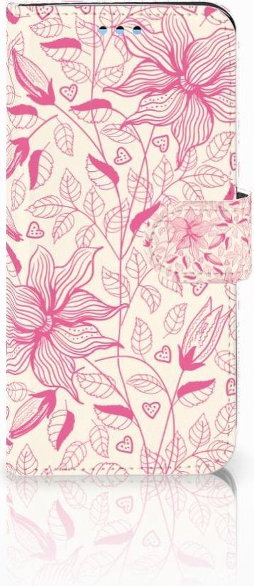 Samsung Galaxy S9 Hoesje Pink Flowers