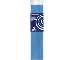 Haza Original Crêpepapier The Paper Factory 250 Cm Blauw