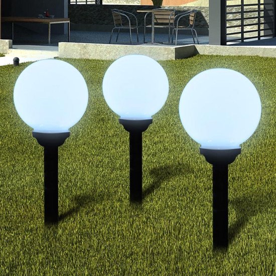 Iedereen karakter Gaan LED Tuin verlichting Solar Lampen 3 STUKS / Tuin Padverlichting / Bol Zonne  energie... | bol.com