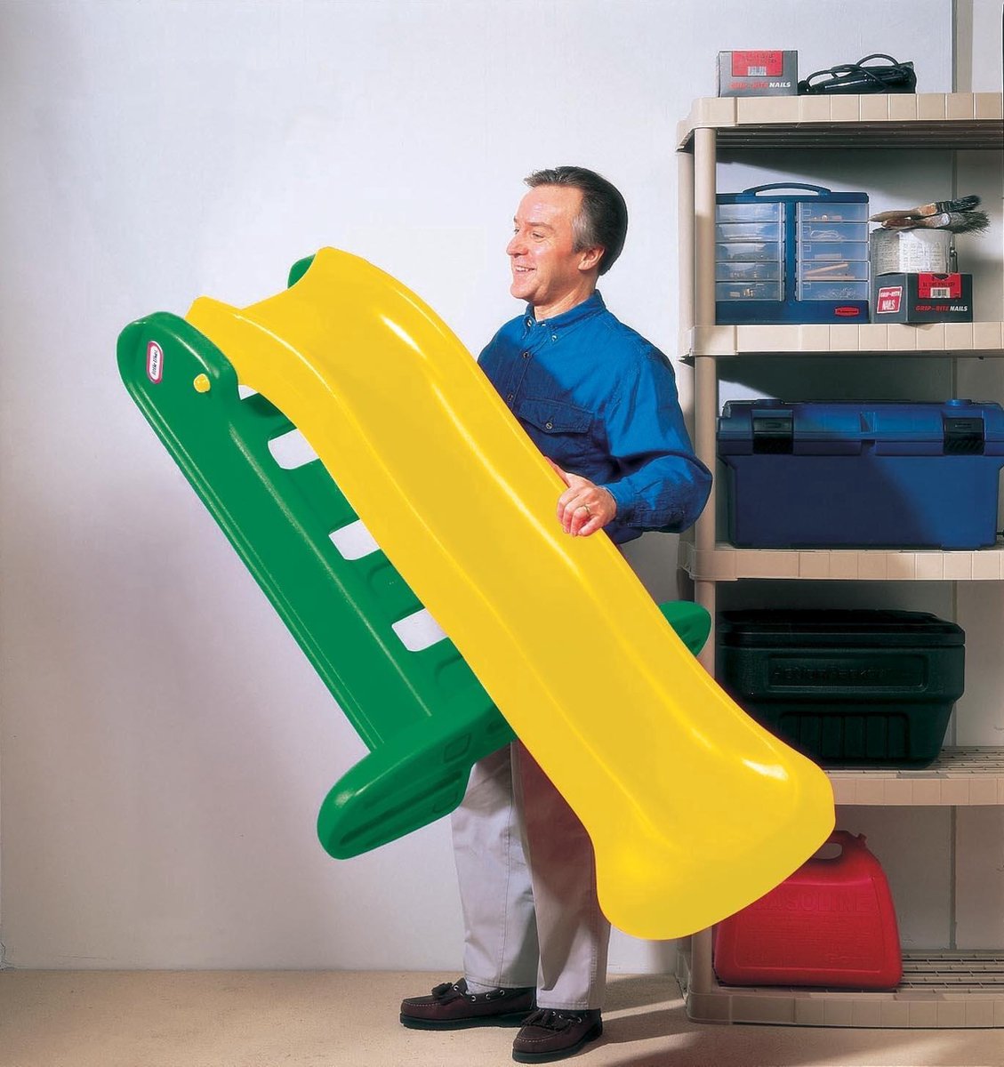 Little Tikes Glijbaan Large Slide - Peuter -Voor Buiten - Groen Geel — afbeelding 8