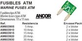 Zekeringen type ATM 11x 11mm (30A) 2 stuks (AM603930)