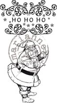 Cs0873 Clear stamp Vintage Ho Ho Ho