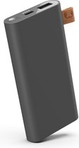 Fresh 'n Rebel - Powerbank - 6000 mAh - Usb c - 2 poorten - Storm Grey - Zwart