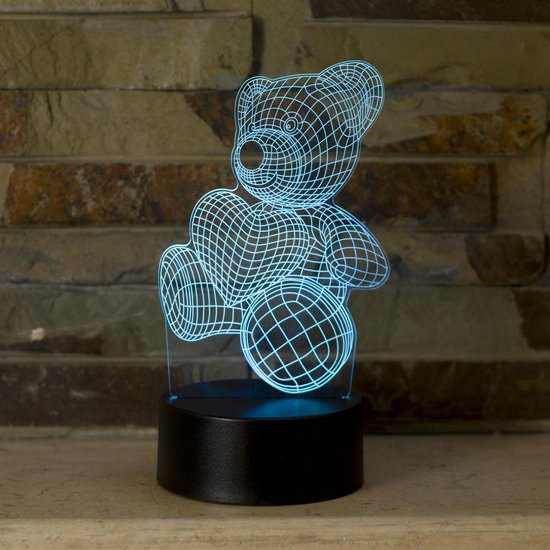 3D Lampje voor Kinderen - Kinderlampje - Kinder - Kleuren -... | bol.com