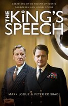 Poster van The King's Speech met Colin Firth en Geoffrey Rush, gebaseerd op dagboeken van Lionel Logue.