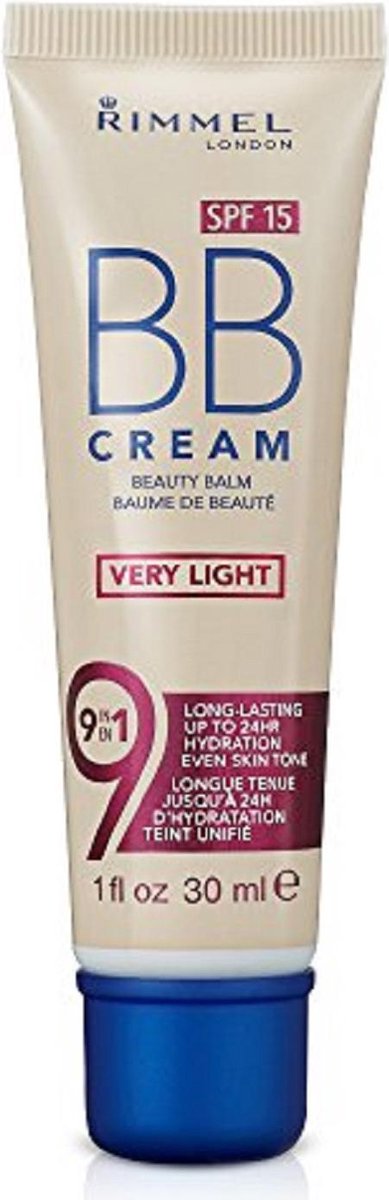 Rimmel - Bb Cream 9In1 Spf15 - Confusing Bb Cream 30 Ml Very Light