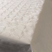 8x Wit papieren tafellaken/tafelkleed 800 x 118 cm op rol - Witte thema tafeldecoratie versieringen