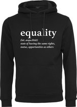Dames Equality Definition Hoody zwart