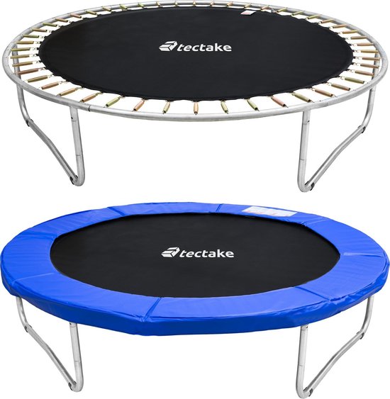 bol.com | Tectake trampoline 244 cm met veiligheidsnet en ladder -  Trampoline