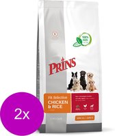 Prins Procare Fit-Selection Kip&Rijst - Hondenvoer - 2 x 2 kg