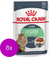 Royal Canin Fhn Digest Sensitive In Gravy - Kattenvoer - 8 x 12x85 g