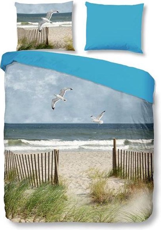 Snoozing Beach - Dekbedovertrek - + 60x70 - Multi kleur