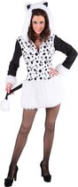 Hond & Dalmatier Kostuum | Brave Aaibare Dalmatier | Vrouw | Medium | Carnavalskleding | Verkleedkleding