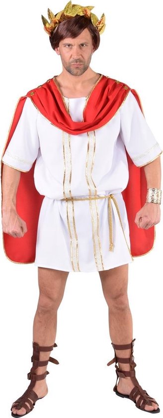 Griekse & Romeinse Oudheid Kostuum | Neergedaald Van De Olympus Goddelijke Griek | Man | XL | Carnavalskleding | Verkleedkleding