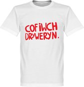 Cofiwch Dryweryn T-Shirt - Wit - 5XL