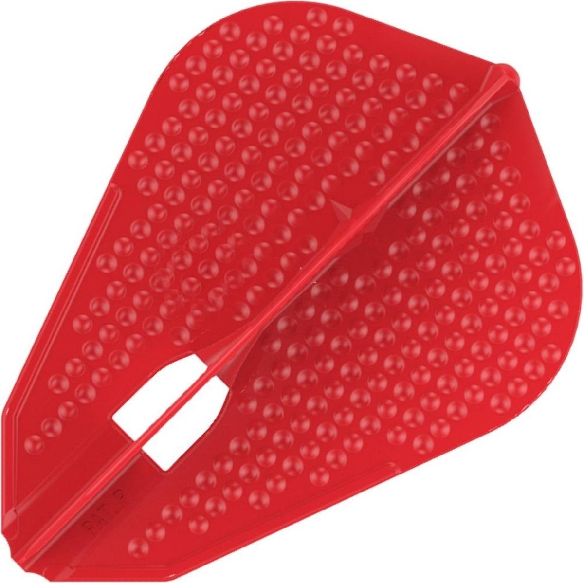 L-Style Champagne L9D Dimple Fantail Red - Dart Flights