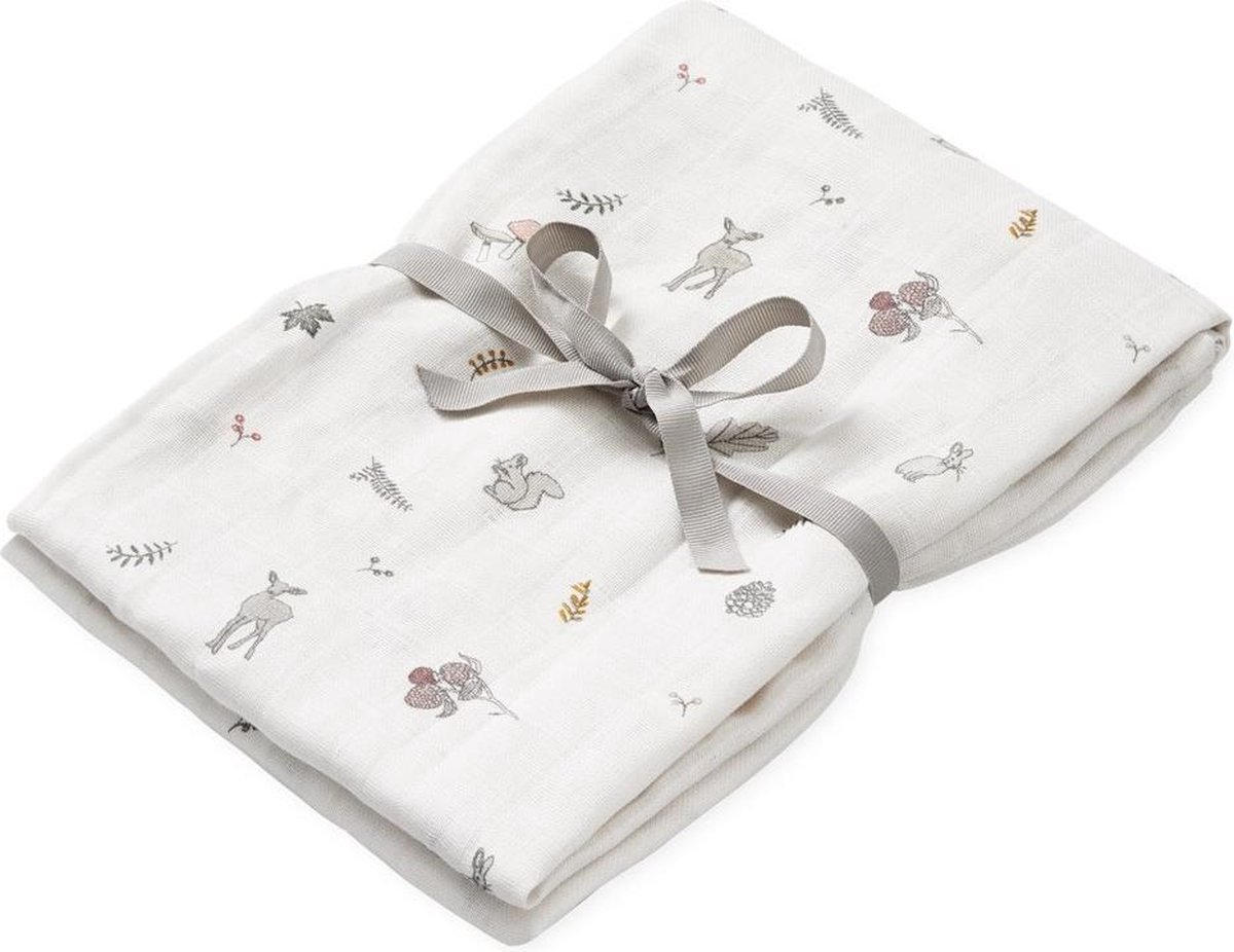 Goedkoopste Cam Cam Copenhagen - Hydrofiele doek XL Met Print - Hydrofiele doeken - Fawn