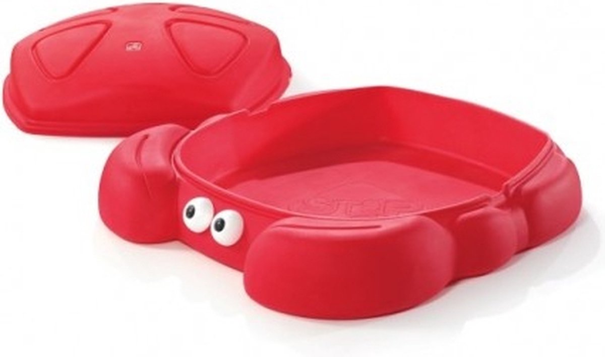 Step2 Crabbie Zandbak - Met Deksel en Bankjes - Zandbak krab van plastic / kunststof met schelp deksel - Twee voorgevormde zitbankjes — afbeelding 7
