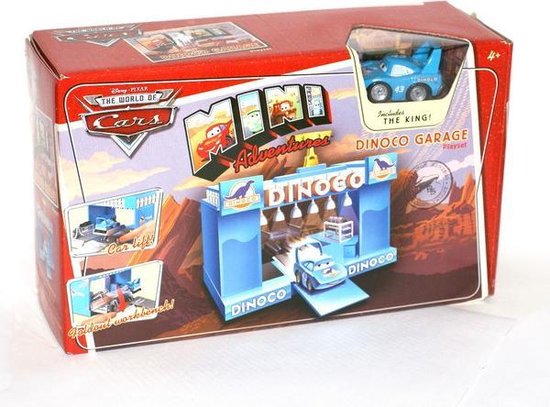 Disney Pixar Cars Mini Adventures DINOCO GARAGE Speelset - Inclusief DE KONING!