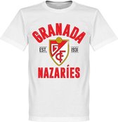 Granada Established T-Shirt - Wit - 5XL