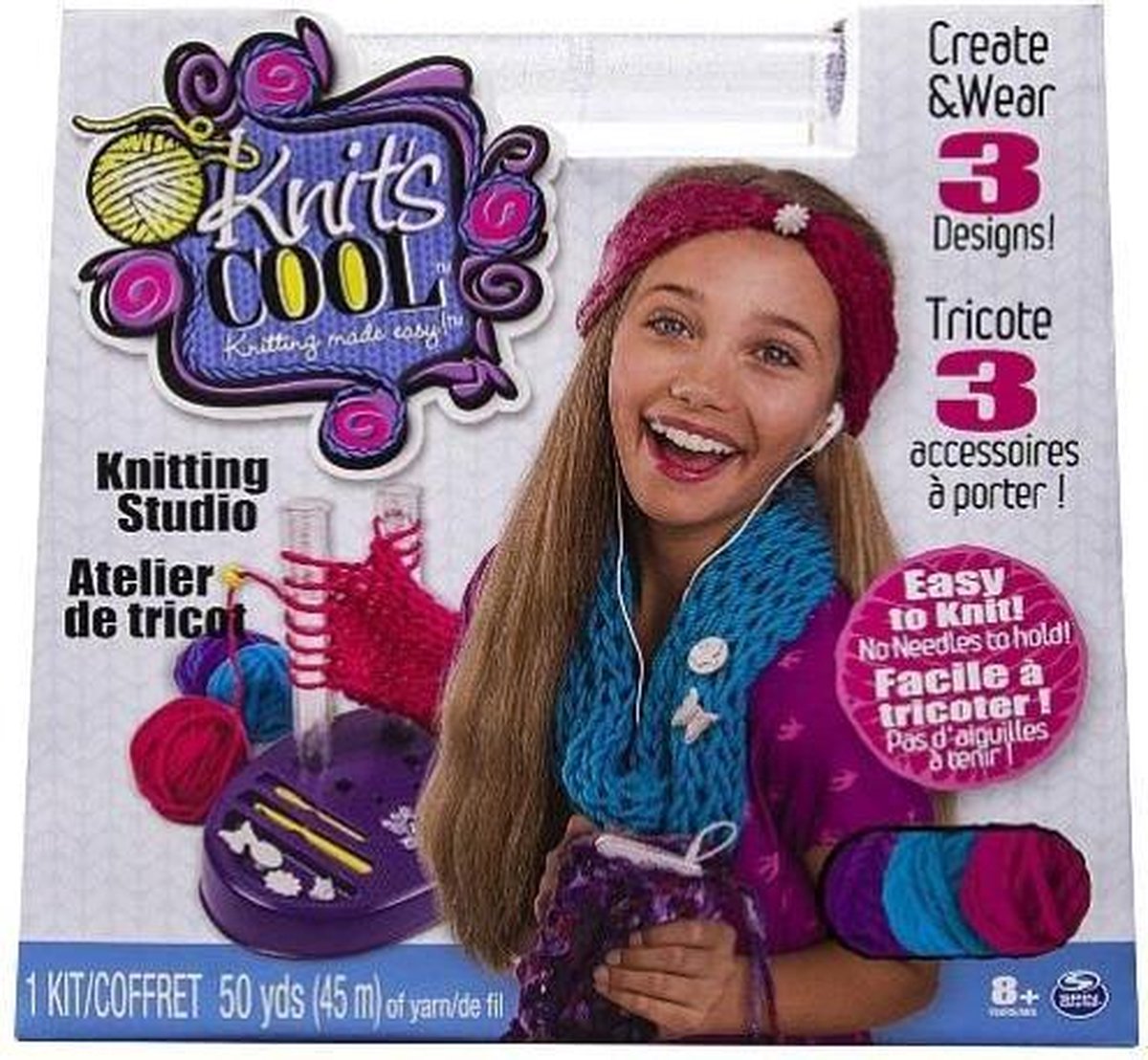 Knits Cool Knitting Studio - Knutselpakket om te leren breien - 8+ jaar — afbeelding 12