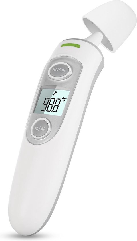 E-Shoppr® Infrarood Lichaamstemperatuur Thermometer – Voorhoofd & Oor –  Geschikt Voor... | bol.com