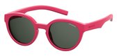 Polaroid® Onbreekbare Lichtgewicht Kinderzonnebril 4 - 8 jaar Brainy Pink UV-Bescherming Kinderbril