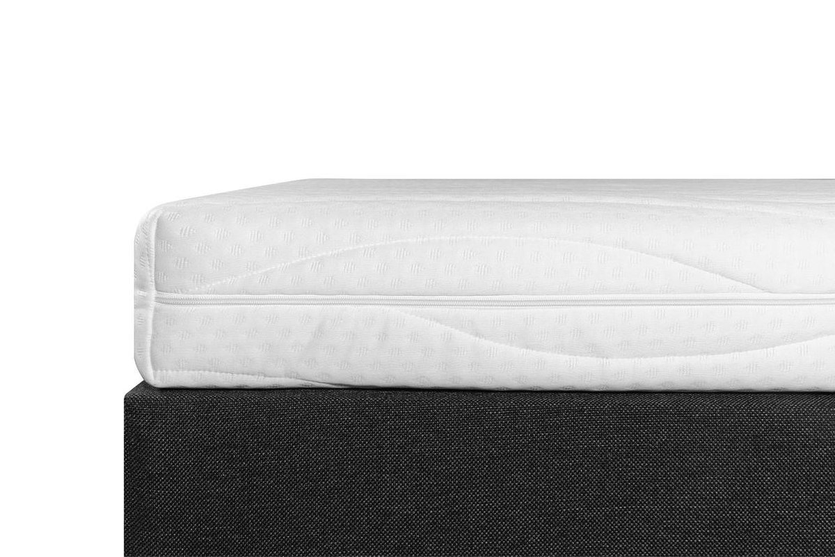 Bed4less Boxspring Student Basic Zwart 180x210 cm Comfort Foam Matras