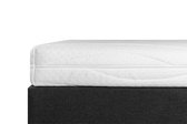 Boxspring Student Basic Zwart - 180x210 cm -  Comfort Foam Matras