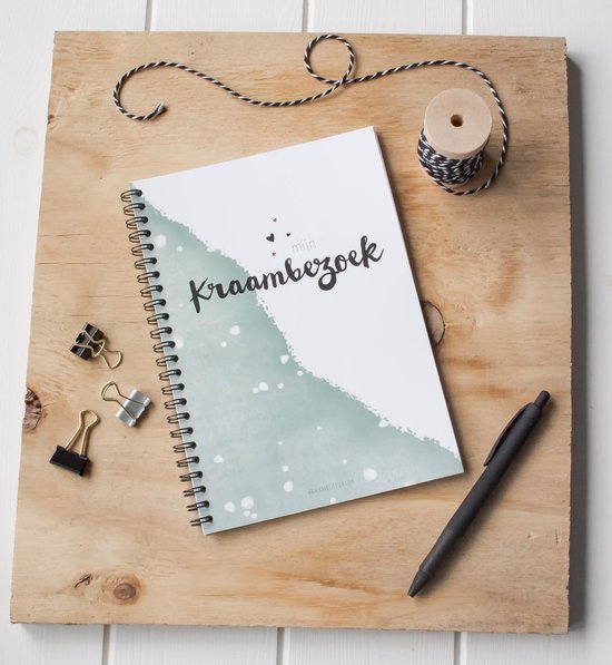 Kaartjelief Kraambezoekboek A5 |Invulboek