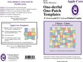 Marti Michell  Quilt Template 8103 One-derful One-Patch Templates Apple Core
