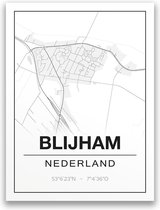 Poster/plattegrond BLIJHAM - A4