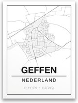 Poster/plattegrond GEFFEN - A4