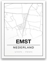 Poster/plattegrond EMST - A4