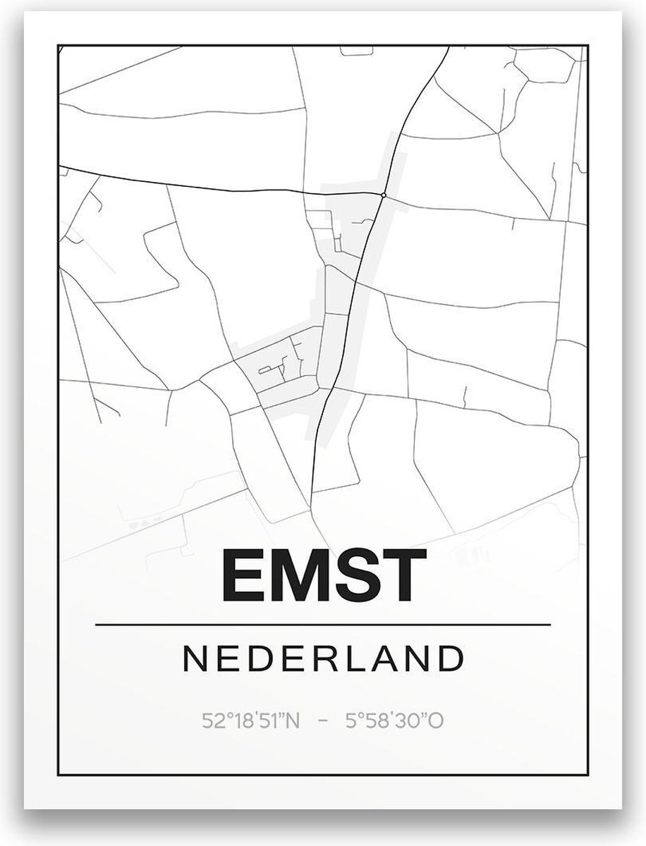 Poster/plattegrond EMST - A4