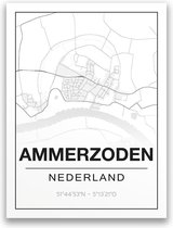 Poster/plattegrond AMMERZODEN - A4