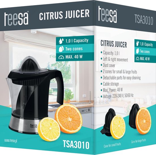 Teesa TSA3010 - Citruspers, 1,0 liter van Merkloos — afbeelding 2