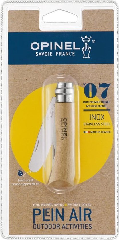 Opinel - My First Opinel -  No. 07 - Kids - RVS  - Naturel Hout