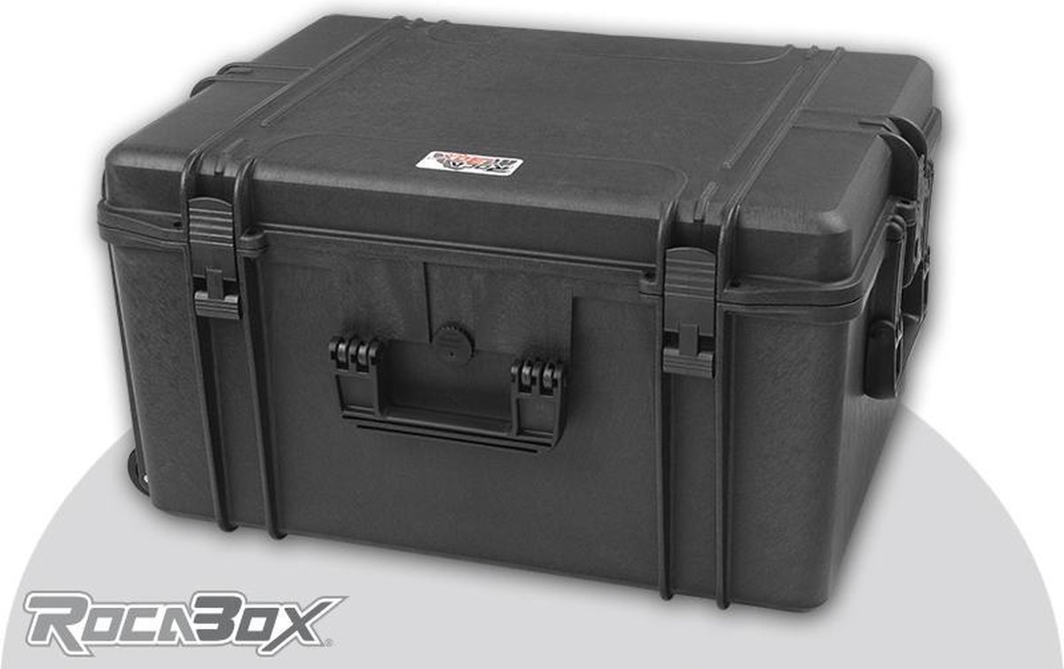 Rocabox - Universele koffer - Waterdicht IP76 - Zwart - RW-6246-34-BF - Plukschuim