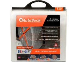 AutoSock High Performance 830 – Sneeuwsokken voor Auto & SUV – Textiele Sneeuwkettingen – Extra Grip op Sneeuw en IJs – Set van 2 Stuks – HP830