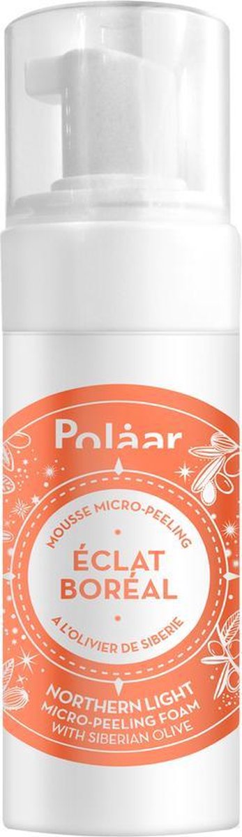 Polaar Northern Light Micro-Peeling Foam - Exfoliërende Mousse - Verhelderend & Regenererend - Met Vitamine C & Natuurlijk Salicylzuur - Vegan Skincare - 100 ml