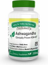 Ashwagandha KSM-66 500mg (non-GMO) (90 Vegicaps) - Health Thru Nutrition