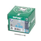 SPAX R 88091 Senkkopf T-STAR TG 197000400503 Vis à bois 4 mm 50 mm Torx, 6 pans intérieurs ronds 88091 acier inoxydable