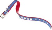 Ferplast Hondenhalsband Dual 45-53 X 2,5 Cm Nylon/staal Blauw