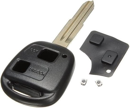 Leeg de prullenbak nep optocht Remote Key Shell Rubber Pad Switches Blade Reparatieset voor Toyota Yaris |  bol.com