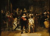 Art for the Home - Canvas - De Nachtwacht Rembrandt - 100x70 cm