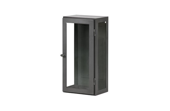 Grijs Hangende bol | Metaal BePureHome - Manta - L 60x30x25 Vitrinekast -