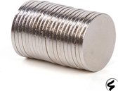 20 Stuks 12x1mm Neodymium Magneten - Rond - Sterke Zilverkleurige Magneetjes