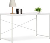 Stijlvolle Computer bureau Wit (Incl organizer) 120x60x70 cm - Computerbureau - Werktafel - Schrijftafel - Tekentafel