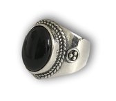 Zilveren ring Black Onyx Yai
